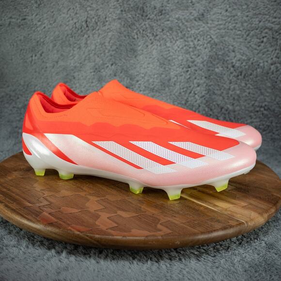 adidas X Crazyfast Elite LL FG Solar Red White IG0611 Men's Size 13.5 - Picture 1 of 7
